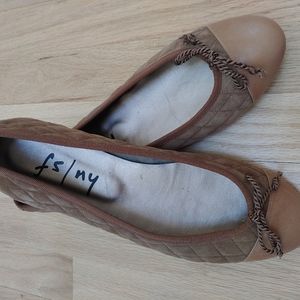 French Sole New York Suede Ballet Flats New Size 9